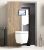 Инсталляция для унитаза Wasserkraft Dill 61TLT.010.ME.WH04 с кнопкой