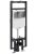 Инсталляция для унитаза Wasserkraft Dinkel 58TLT.010.ME.PB04 с кнопкой