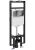 Инсталляция для унитаза Wasserkraft Dinkel 58TLT.010.ME.PB01 с кнопкой