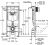 Схема инсталляции Grohe Rapid SL 38721001 с кнопкой