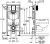 Схема инсталляции Grohe Rapid SL 38772SH0 с кнопкой