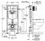 Схема инсталляции Grohe Rapid SL 38750001 с кнопкой