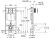 Схема инсталляции Grohe Rapid SL 38813001 с кнопкой