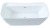 Схема акриловой ванны Allen Brau Infinity 2 170x80 2.21002.21, отлельностоящая