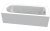 Акриловая ванна C-Bath Rea 150x70 CBQ002001, прямоугольная