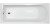 Акриловая ванна C-Bath Geba 180x80 CBQ009003, прямоугольная