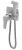 Гигиенический душ Wonzon&Woghand Flex WW-88829072-BN со смесителем, брашированный никель