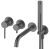 Смеситель для ванны с душем Wonzon&Woghand Stick WW-889017-BGM, темный графит