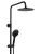 Душевая система Wonzon&Woghand Click WW-N3S962-MB с изливом, черный матовый