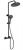 Душевая система Wonzon&Woghand Muse Corno WW-B2091-A-MB, черный матовый