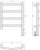 Схема полотенцесушителя Сунержа Галант 3.1 R 40x50