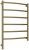 Полотенцесушитель электрический Сунержа Галант 3.1 L 60x80, матовое золото