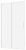Душевая дверь Radaway Idea DWJ White 160 L, профиль белый