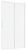 Душевая дверь Radaway Idea DWJ White 110 R, профиль белый