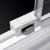 Душевая дверь Radaway Idea DWJ White 130 R, профиль белый