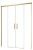 Душевая дверь Radaway Idea Brushed Gold DWD 160, профиль золото