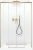 Душевая дверь Radaway Idea Brushed Gold DWD 170, профиль золото