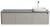 Тумба с раковиной Black & White Universe U915.1600R подвесная