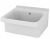 Раковина для постирочной Kerasan Aquadom 029201*0 60x50, бела