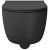 Подвесной унитаз Alice Unica 32240108SET, черный матовый с сиденьем