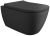 Подвесной унитаз Alice Wunder 45000108SET, черный матовый с сиденьем