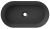 Накладная раковина Alice Spy Oval 34240108 65x36, черная матовая