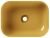 Накладная раковина Alice Unica 32190196 50x37, желтая