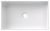 Накладная раковина Alice Hide 31130109 60x37, белая матовая