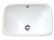 Встраиваемая раковина Devon&Devon Swindon ACSWINDONDS bi 55x38, белая