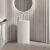 Напольная раковина Milldue Tube 4933.20*0 48x38 Bianco Opaco