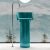 Напольная раковина Abber Kristall AT2702Aquamarin-H 45x45, бирюзовая