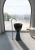 Напольная раковина Abber Kristall AT2703Onyx-Black 45x45, черная