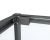 Душевой уголок Black&White S1120-9090GM 90x90, профиль оружейная сталь