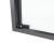 Душевой уголок Black&White S1120-9090GM 90x90, профиль оружейная сталь