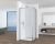 Душевой уголок Black&White S1120-9090N 90x90, профиль брашированный никель