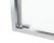 Душевой уголок Black&White S1120-9090N 90x90, профиль брашированный никель