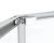 Душевой уголок Black&White S1150-9090N, профиль брашированный никель
