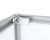 Душевой уголок Black&White S1180-1290N 120x90, профиль брашированный никель
