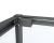 Душевой уголок Black&White S1180-1290GM 120x90, профиль оружейная сталь