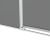Душевой уголок Black&White S1220-9090N-GG 90x90, профиль никель, стекло графит