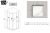 Схема душевого уголка Black&White Stellar Wind S101-800 80x80, профиль хром