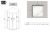 Схема душевого уголка Black&White Stellar Wind S101-900 90x90, профиль хром