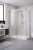 Душевой уголок Black&White Stellar Wind S208-90120 120x90, профиль хром