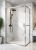 Душевой уголок Black&White Stellar Wind SX715 150x100, профиль хром