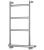 Полотенцесушитель электрический Margaroli Sereno 582-4 5823204CRNB 42x73, хром
