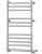 Полотенцесушитель электрический Margaroli Sole 564-11 5644711CRNB 57x101, хром