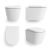 Подвесной унитаз Laufen Kartell 8.2033.3.757.000.1, белый матовый