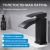 Смеситель для раковины Abber Wasserfall AF8610B, черный матовый