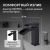 Смеситель для раковины Abber Wasserfall AF8610B, черный матовый