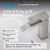 Смеситель для раковины Abber Wasserfall AF8610SP, сталь брашированная